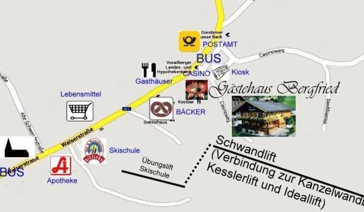 Das Bergfried - Urlaub Zentral Und Ruhig! Lägenhet Riezlern Exteriör bild